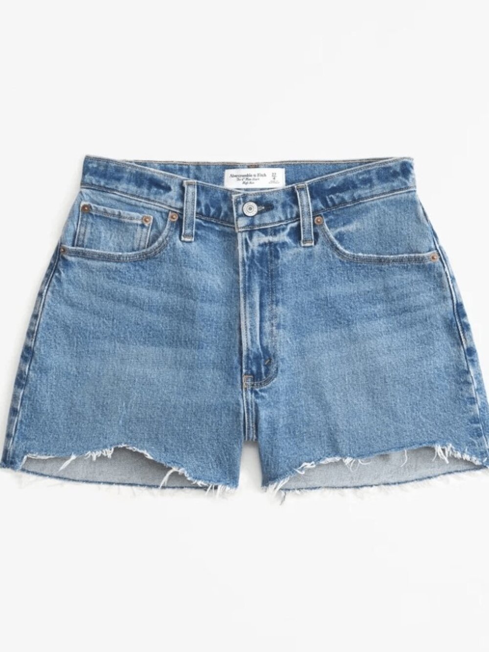 Abercrombie & Fitch High Rise 4" Mom Short